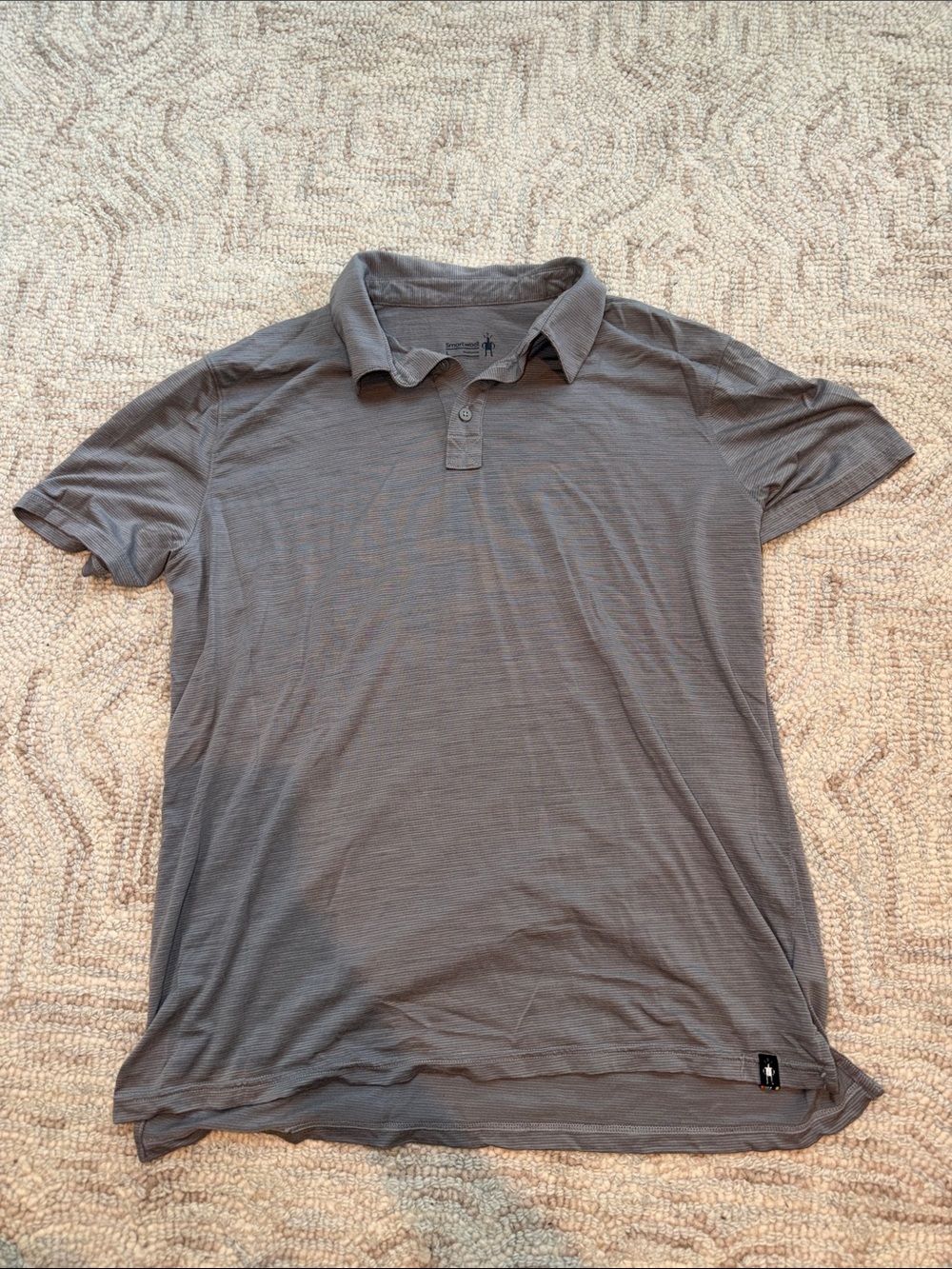 Men's Gray Polo Shirt - Smartwool